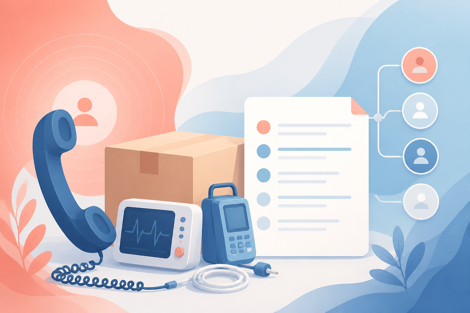 Editorial illustration about veterinary clinics call handling