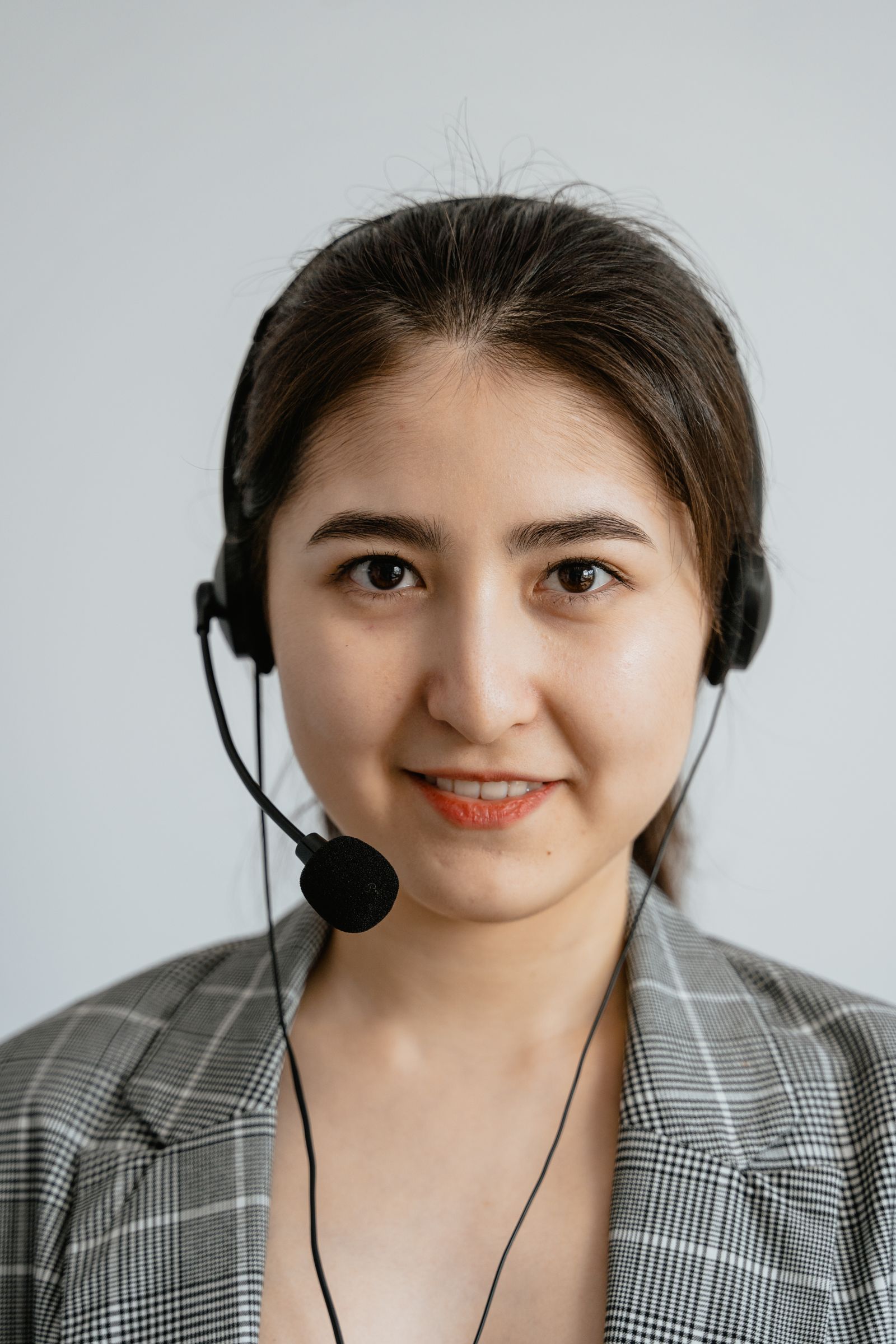 Remote support call team collaborating at a shared customer service workspace